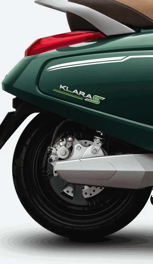 Klara S2 Khoảng sáng gầm 125mm, cho phép di chuyển trên nhiều địa hình.