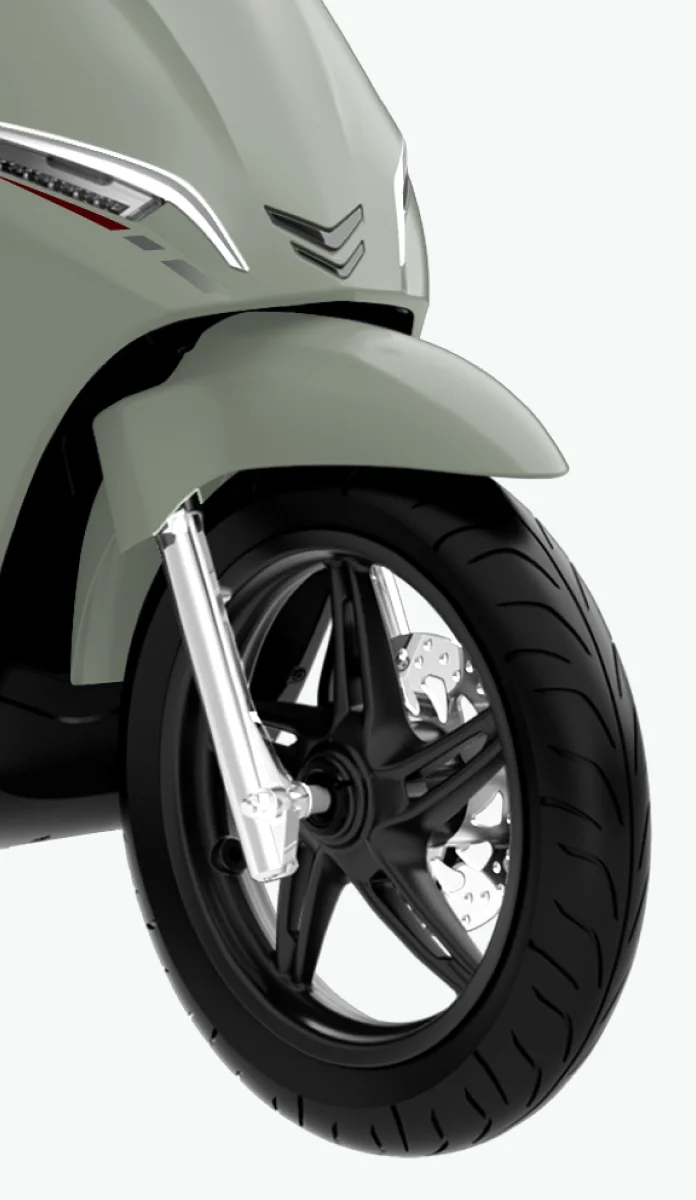 Feliz 2025 Kích thước bánh xe 14 inch giúp bám đường và vận hành tốt cả ở đường phố và đường gồ ghề.