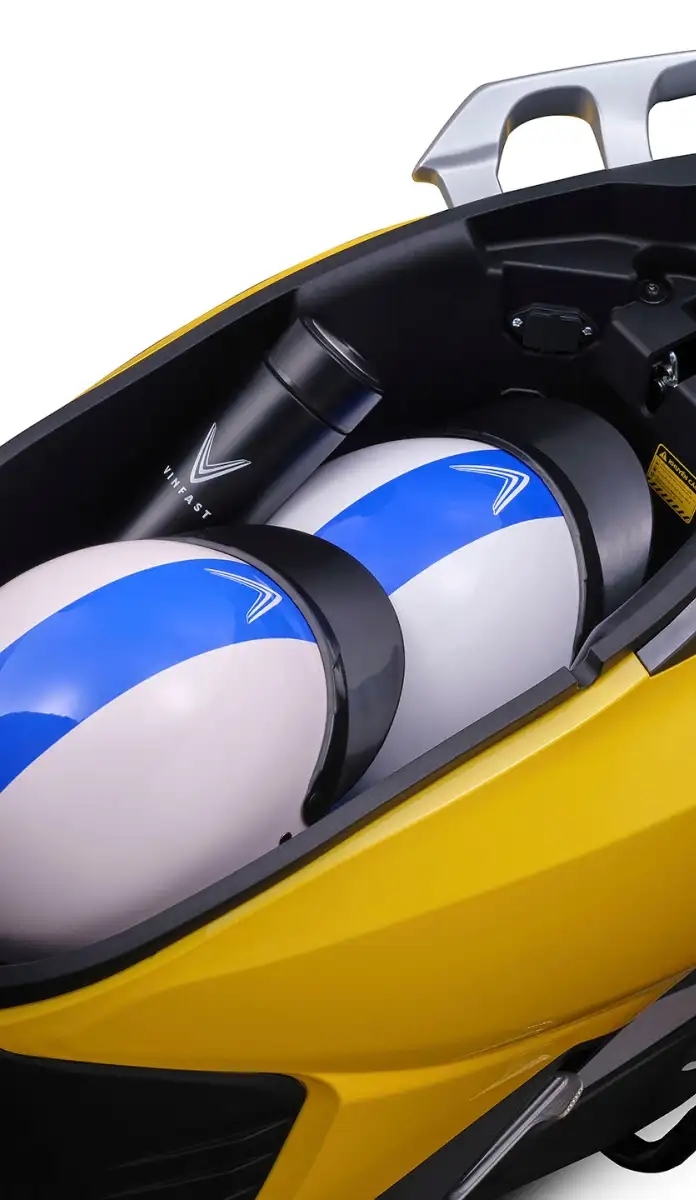 VENTO S Thể tích cốp 25 lít, đáp ứng mọi nhu cầu cất giữ các vật dụng cần thiết.