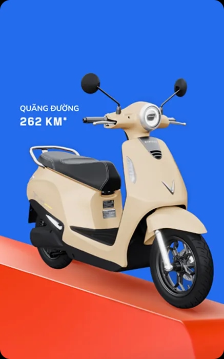Trải nghiệm hành trình di chuyển lên tới 262km trong một lần sạc*.